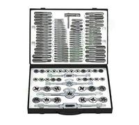 Filiere/Filiera e maschi in valigetta 110 pz - passo metrico da M2 a M18 con lev