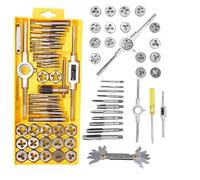 FILIERE MASCHI E FEMMINE KIT 40 PZ FILETTATURA FILIERA ACCIAIO AL CARBONE