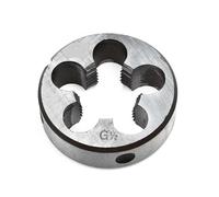 Filiere tonde, Filiera tonda for filettatura tubi HSS BSP argento for filettature da G1/8 a G1(G1 2 14)