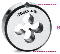 Filiere tonde passo grosso Beta Utensili 440B filettatura metrica acciaio cromo