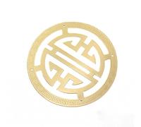 Filigrana angolare, protezioni for angoli in metallo vintage, 4 pezzi di copertura for bordi in ferro, scatola di legno, pezzo decorativo in rame, toppa con parola Hi, scatola for gioielli(Brass)
