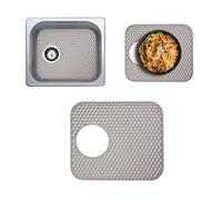 Fililogor Tappetino per Lavello in Silicone, Protezioni per Lavello Antiscivolo Resistenti al Calore per Il Fondo del Lavello della Cucina, Tappetini per Lavello Pieghevoli per Piatti e Bicchieri