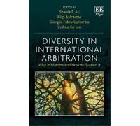 Filip Balcerzak Diversity in International Arbitration (Copertina rigida)