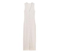 Filippa K - Abito Midi Pizzo Bottoni Leggero Aereo - - Dresses - Donna - Bianco - S