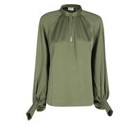 Filippa K - Camicia con Collo alla Coreana - - Blouses & Shirts - Donna - Verde - S