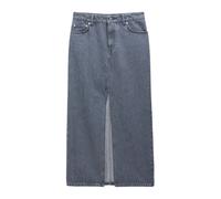 Filippa K - Gonna lunga in denim con spacco - - Skirts - Donna - Grigio - S