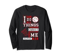 Filippesi 4: 13 Motivazione nel Baseball Maglia a Manica