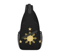 Filippine 02 Borsa a tracolla Filippine Zaino a tracolla filippini Zaino da giorno Borsa da trekking casual Filippine Borsa zaino bandiera Filippine