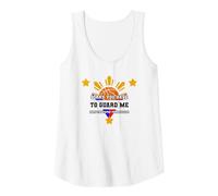 Filippine Difesa Basket Canestro Palla Difensore Bandiera Canotta, Donna, Bianco, M