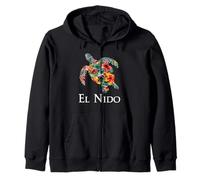 Filippine El Nido Felpa con Cappuccio