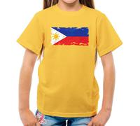 Filippine Grunge Bandiera - T-Shirt - Filippine Bandiere Paese Manila Asia