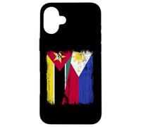 Filippine Mezza Bandiera Mozambico Mozambico Filippino Bandiera Custodia per iPhone 16 Plus