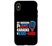Filippino Divertente Karaoke Design per Pinay Filippine Custodia per iPhone X/XS