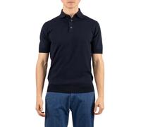 Filippo De Laurentiis - Polo in Cotone Crêpe - - Tops - Uomo - Blu - M