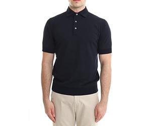 FILIPPO DE LAURENTIIS Polo Paramontura Cotone Uomo Blu