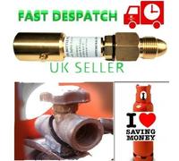 Fill Gas Propano Bottiglia LPG UK Adattatore Riempimento Punto Baionetta Perno
