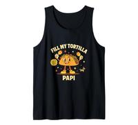 Fill My Tortilla Divertente Unhinged Taco Gen Z Meme Umorismo Scuro Canotta