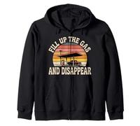 Fill Up The Gas And Disappear Driver Escape Road Trip - Felpa con Cappuccio