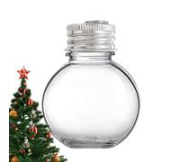 Fillable Christmas Bulbs | Multipurpose Clear Ornaments Balls | 50ML Portab