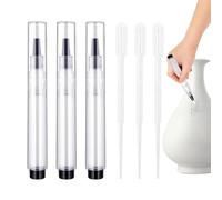 Fillable Paint Pen Brush 3 Pieces Reusable Scratch Cover Application Tools Furniture Scratch Repair Paint Pens for DIY Home Improvement Kitchen Cabinet Wood Floor Window Arts Crafts Projects