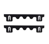 Filler di gap della stufa in acciaio inossidabile moderno a prova di pioggia cover di gap della stufa nera copri 2pcs 59,5 cm di lunghezza