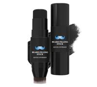 Filler per baffi da 7 g - Stick per riempire la barba, riempitivo per crema per baffi e pennello - Tinta impermeabile a lunga durata, resistente al sudore, per migliorare la modellatura del trucco dei