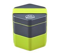 Fillgood Bento Vert Anis/Grigio-2 boîtes da 500 mL Contenitori, Multicolore, Unico