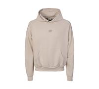 Filling Pieces Felpa Boxy Ricamata Unisex Pullover Beige Cappuccio