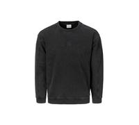 Filling Pieces Felpa Boxy Ricamata Unisex Adulto Pullover Nera Cotone