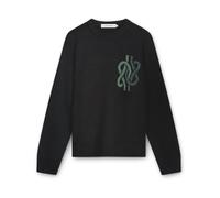 Filling Pieces - Maglione Nero con Nodo - - Knitwear - Uomo - Nero - XL