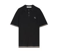 Filling Pieces - Polo a maglia fine - - Knitwear - Uomo - Nero - XL