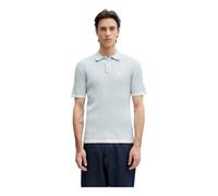 Filling Pieces - Polo in Maglia Fine - - Tops - Uomo - Blu - 2XL