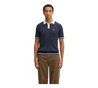 Filling Pieces - Polo in Maglia Fine - - Tops - Uomo - Blu - L