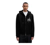 Filling Pieces - Zip Hoodie Chrome Fruit - - Sweatshirts & Hoodies - Uomo - Nero - XL