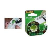 Film adesivo scozzese 3M Magic 810, invisibile, 19 mm x 30 m Diametro del nucleo: 25 mm, incluso il rullo manuale - 1 pezzo (BP NEW
