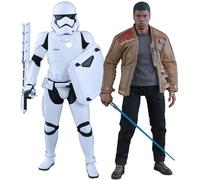 Film Capolavoro Star Wars Finn & Primo Ordine Stormtrooper 1/6 Figura Hot Toys