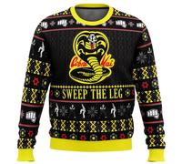 Film Cobra Kai Sweep The Leg Karate Kid Cosplay Brutto maglione natalizio Felpe grafiche Harajuku Streetwear Maglioni maglione