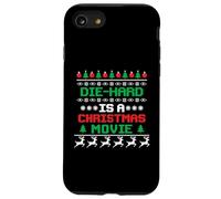 Film d'azione è un film di Natale brutto maglione Pixel Art Custodia per iPhone SE (2020) / 7/8