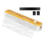 Film di banconote di simpatici distributori da cucina - Dispensazione di avvolgimento ricaricabile | Pulire Wrapspent con taglierina | Stoccaggio della cucina | Dispenser per imballaggio | Organizzad