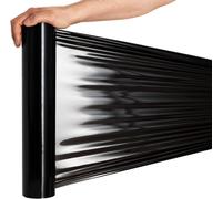 ® Film estensibile imballaggio 7,5 × 7,5 × 40 cm 130m Pellicola imballaggio nero