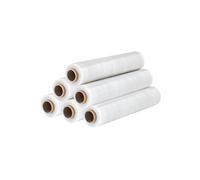 FILM ESTENSIBILE TRASPARENTE 6 ROTOLI BOBINE PELLICOLA DA 2,2 KG 23 MICRON H 50