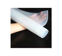 MMLFX Film in Silicone Trasparente da 1pc 0.1mm / 0.2mm / 0.3mm / 0.5mm / 0.8mm in Silicone in Silicone Foglio di Gomma 500mm Larghezza 500mm Lunghezza (Size : 500X500x0.3mm)