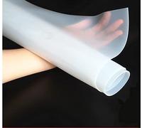 Film in silicone trasparente da 1pc 0.1mm / 0.2mm / 0.3mm / 0.5mm / 0.8mm in silicone in silicone foglio di gomma 500mm larghezza 500mm lunghezza (Size : 500X500x0.6mm)