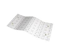 Film LED Trasparente Schermo LED Flessibile 245 * 500mm 36W RGB Colori Regolabili 240Perle Luminose per Soffitto Soft Film Light Box Acrilico Segnaletica-1pcs