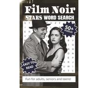 Film Noir Stars Word Search Puzzle Book: Word Searches with Easy to Read Print about Movie Stars, Fashion, Noir Trivia, and More | 6x9, 110 pages | ... Gifts, Vacations, Holidays and Free Times