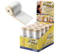 FILM PER MASCHERATURA + NASTRO ADESIVO CM. 55 X 20MT espositore 32 pezzi