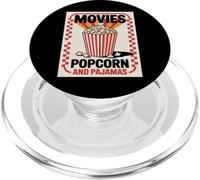 Film Popcorn E Pigiama Divertente Retro Teatro Snack Notte PopSockets PopGrip per MagSafe