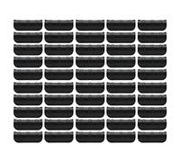 Film serra 50pcs serra, 10 cm di fissaggio forte clip netto di ombrellone pvc PVC Pipe morsetto per i film di serra (Black)