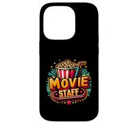 Film Staff Party Night Dietro la Scena Awesomeness Popcorn Custodia per iPhone 14 Pro