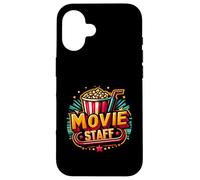 Film Staff Party Night Dietro la Scena Awesomeness Popcorn Custodia per iPhone 16